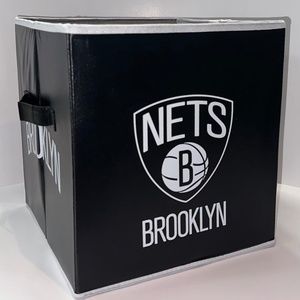 New Brooklyn Nets Storage Cube NBA 12x12x12